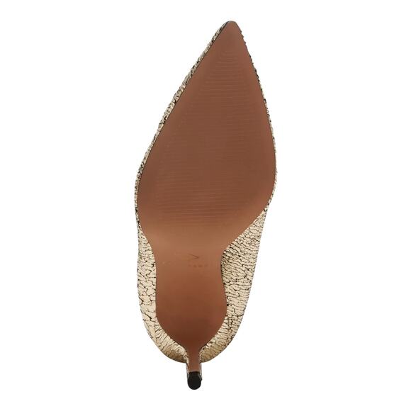 Katy Perry Women's Revival Pointed Toe Mid Calf Boots Gold Size 9 - Picture 4 of 4